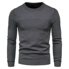 Casual Slim Fit Round Neck Pullover Shirt for Men | Streetwear