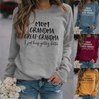 Plus Size Letter Sweater for Autumn and Winter