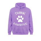 Cute Dog Paw Print Hoodie - Positive Gift for Women