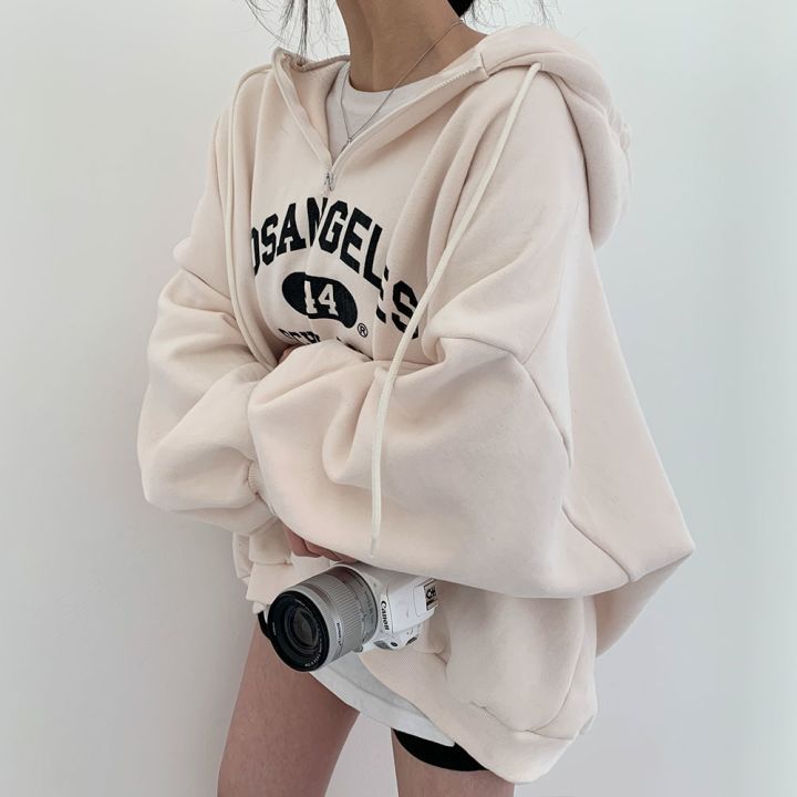 Hooded Padded Fleece Jacket for Women with Zipper