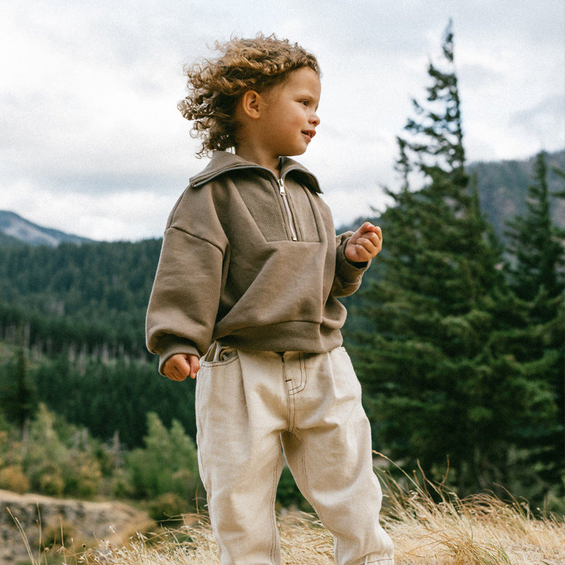 Nordic Style Children's Cotton Sweater
