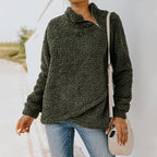 Women's Reversible Fleece Sweater Coat