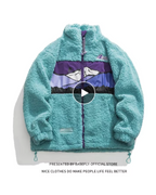 Chic Winter Thick Warm Patchwork jacket