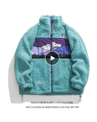 Chic Winter Thick Warm Patchwork jacket