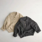 Children's Knitted Sweater with Fried Dough Twists