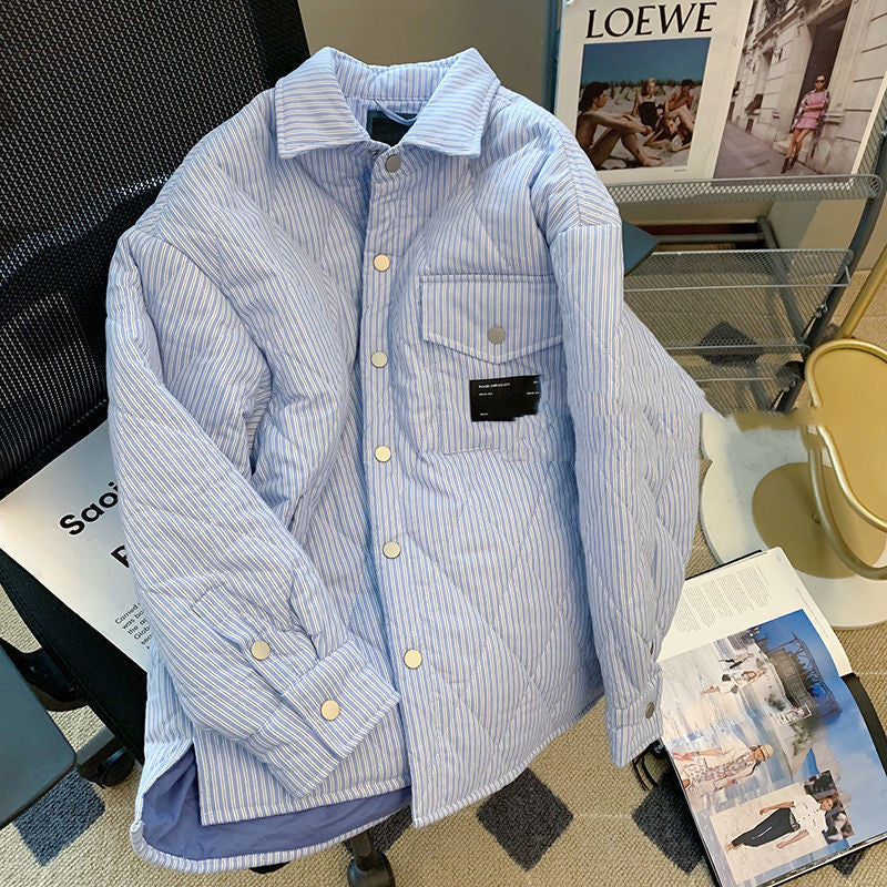 Thick Cotton Loose Design Jacket for Niche Style
