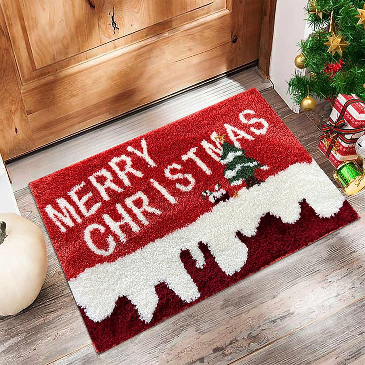Christmas Non-Slip Water-Absorbing Door Mat