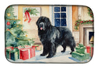 Newfoundland Cozy Christmas Dish Drying Mat