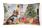 Brussels Griffon Cozy Christmas Throw Pillow