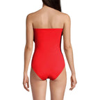 2024 Women's Strapless Swimsuit with Floral Design