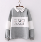 Korean Loose Mid-Length Women's Sweater Coat