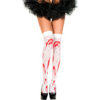 Costume Lingerie with Knee-High Blood Halloween Socks