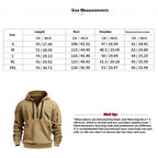 Men's Hooded Sweatshirt with Multi-Pocket Design | Streetwear