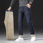 Men's Winter Padded Jeans with Lambswool Fleece