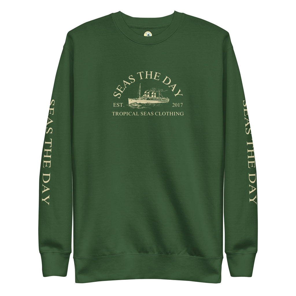 Seas The Day Ship Premium Sweatshirt | Streetwear