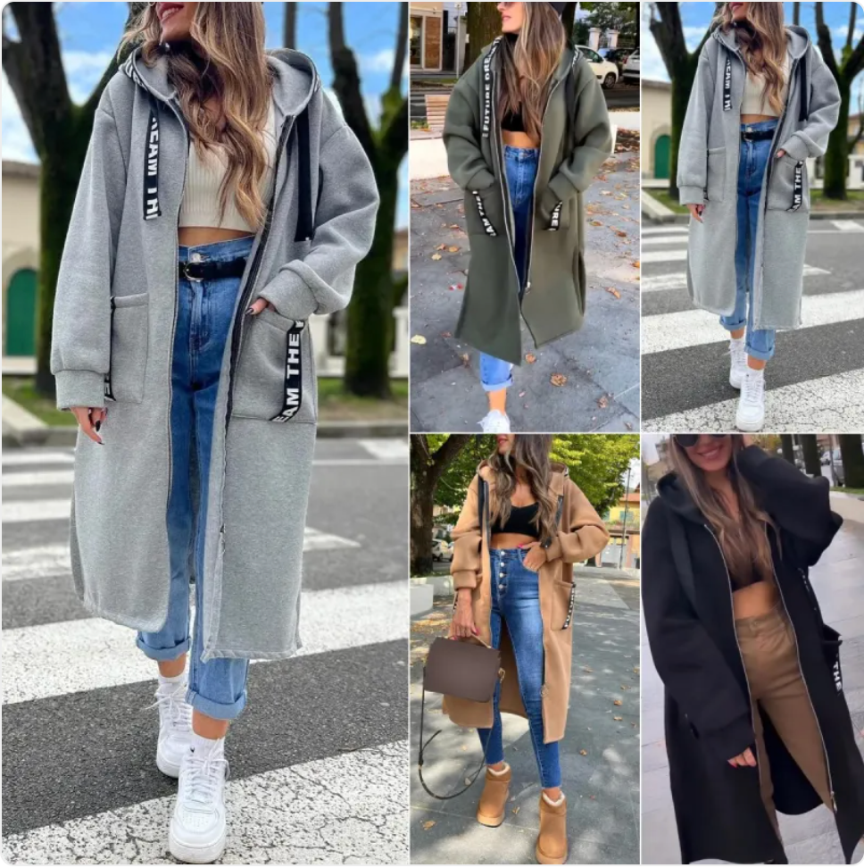 Women's Hooded Zip-Up Sports Jacket