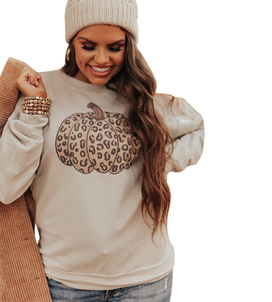 Women's Printed Hooded Sweatshirt with Long Sleeves | Streetwear