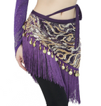 Women's Sequin Lace-up Performance Waist Scarf