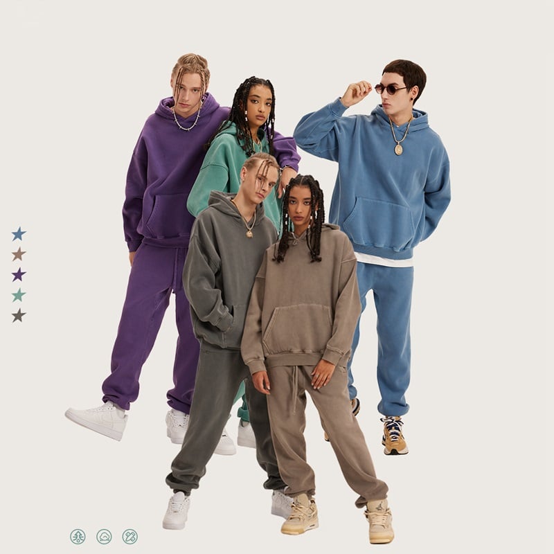 Autumn and Winter Washed Old Plush Hoodie | Streetwear