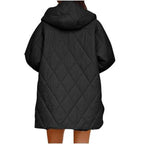 Long Sleeve Hooded Coat with Wide, Fall/Winter 2023