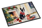 Boston Terrier Cozy Christmas Doormat