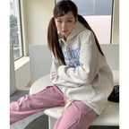 Women's Velvet Hooded Sweater Cardigan Jacket