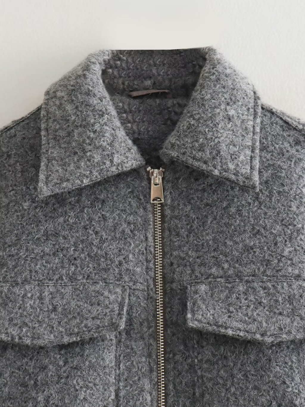 Woolen Short Jacket Polo