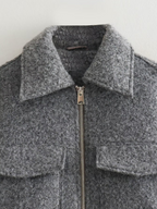 Woolen Short Jacket Polo