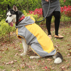 Color Block Big Dog Raincoat - Outdoor Breathable Jacket