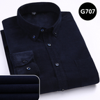Cotton corduroy long sleeve shirt