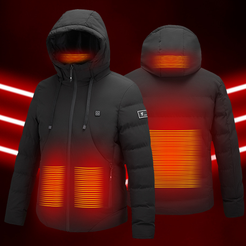 11-Zone Heated Winter Jacket - USB Powered