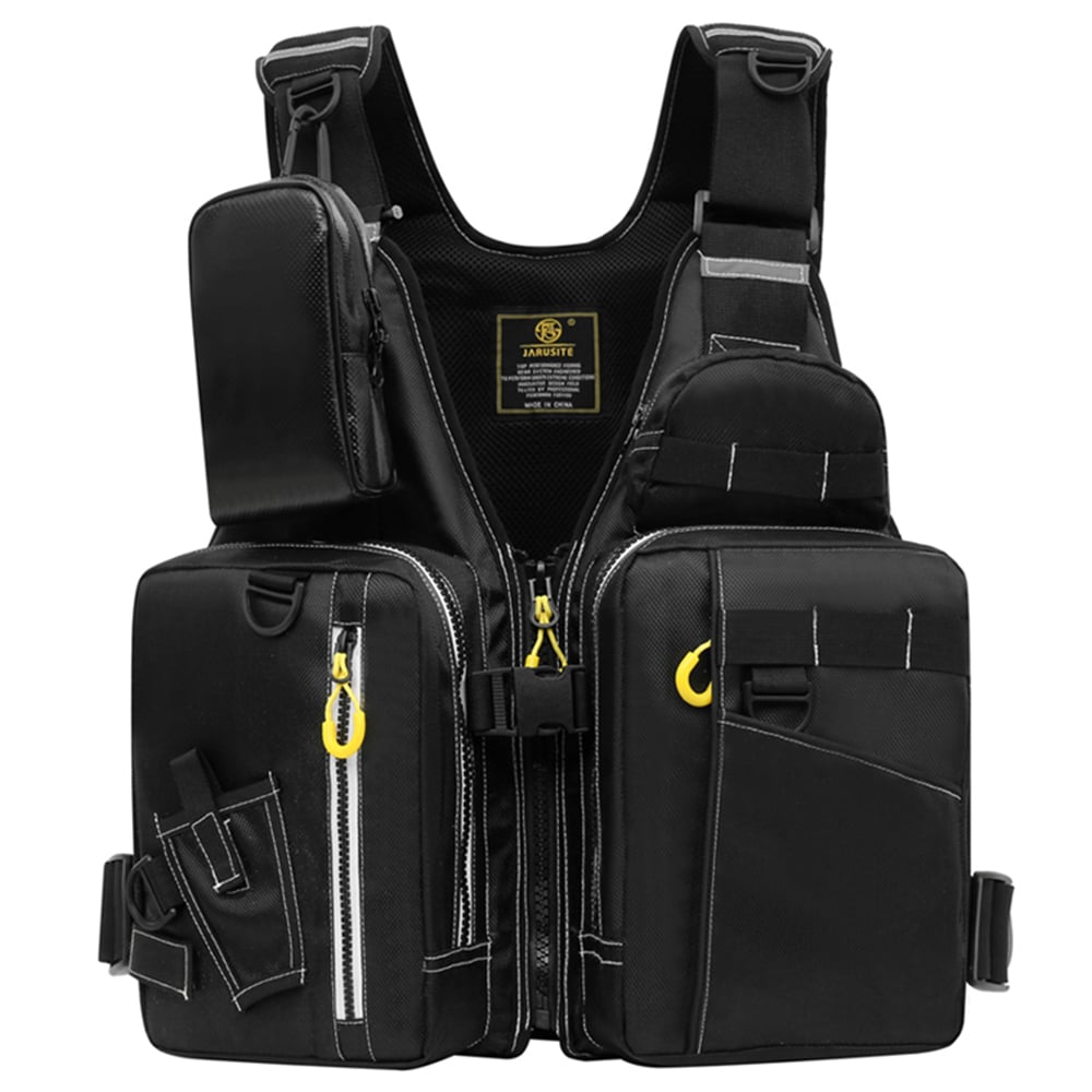 Waterproof Multi-Pocket Detachable Fishing Life Jacket