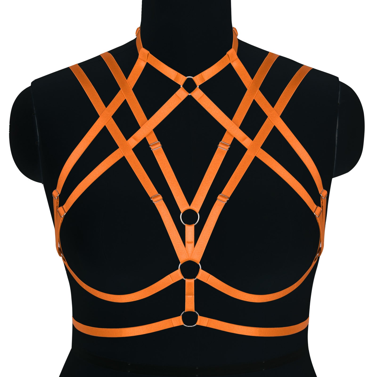 Lace-Up Bralette Top for Plus Size Women