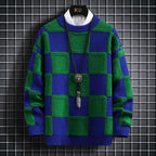 Men's Slim-fit Knitted Long-sleeve Round Neck Sweater