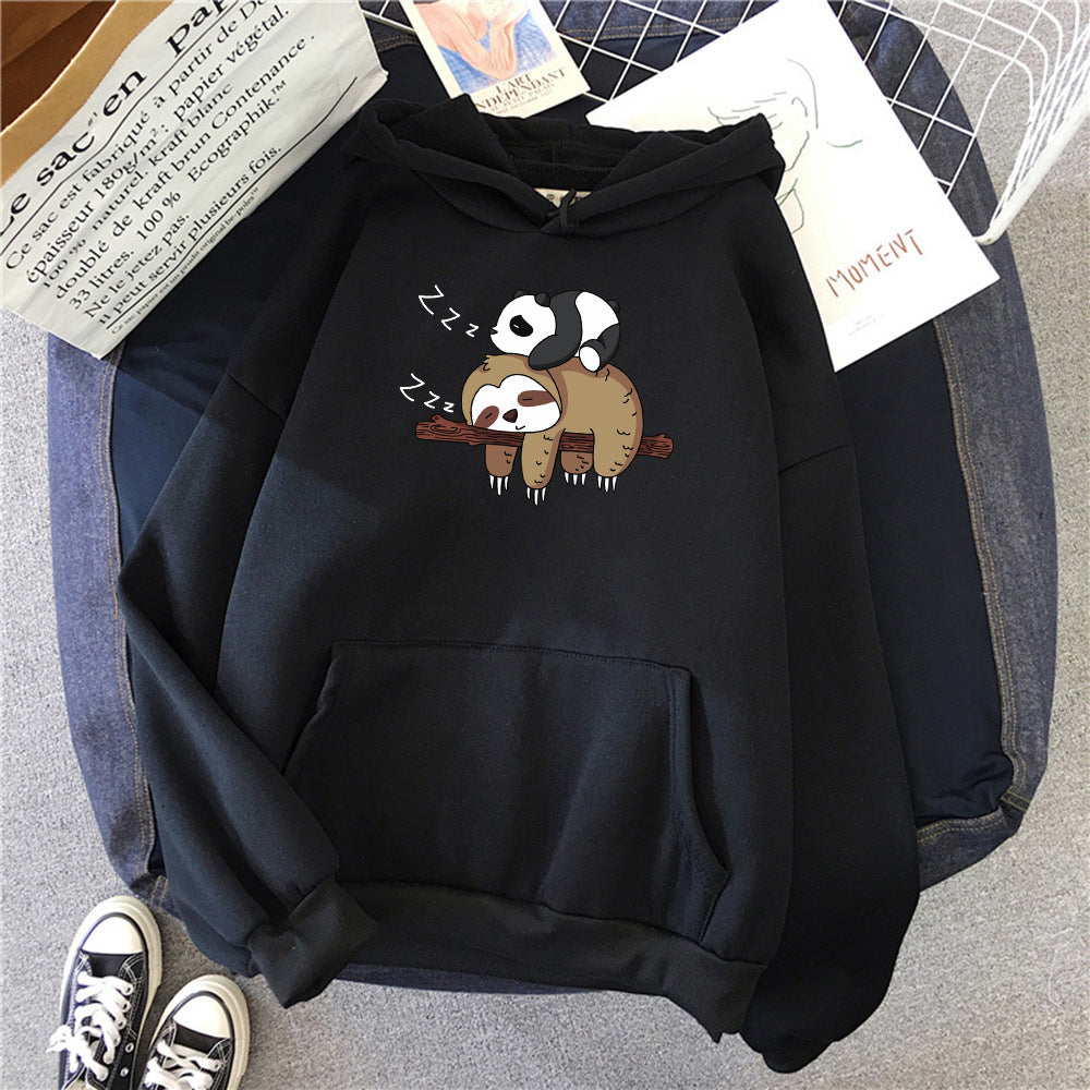 Women's Casual Pullover with Anime Print, Long Sleeve | Streetwear