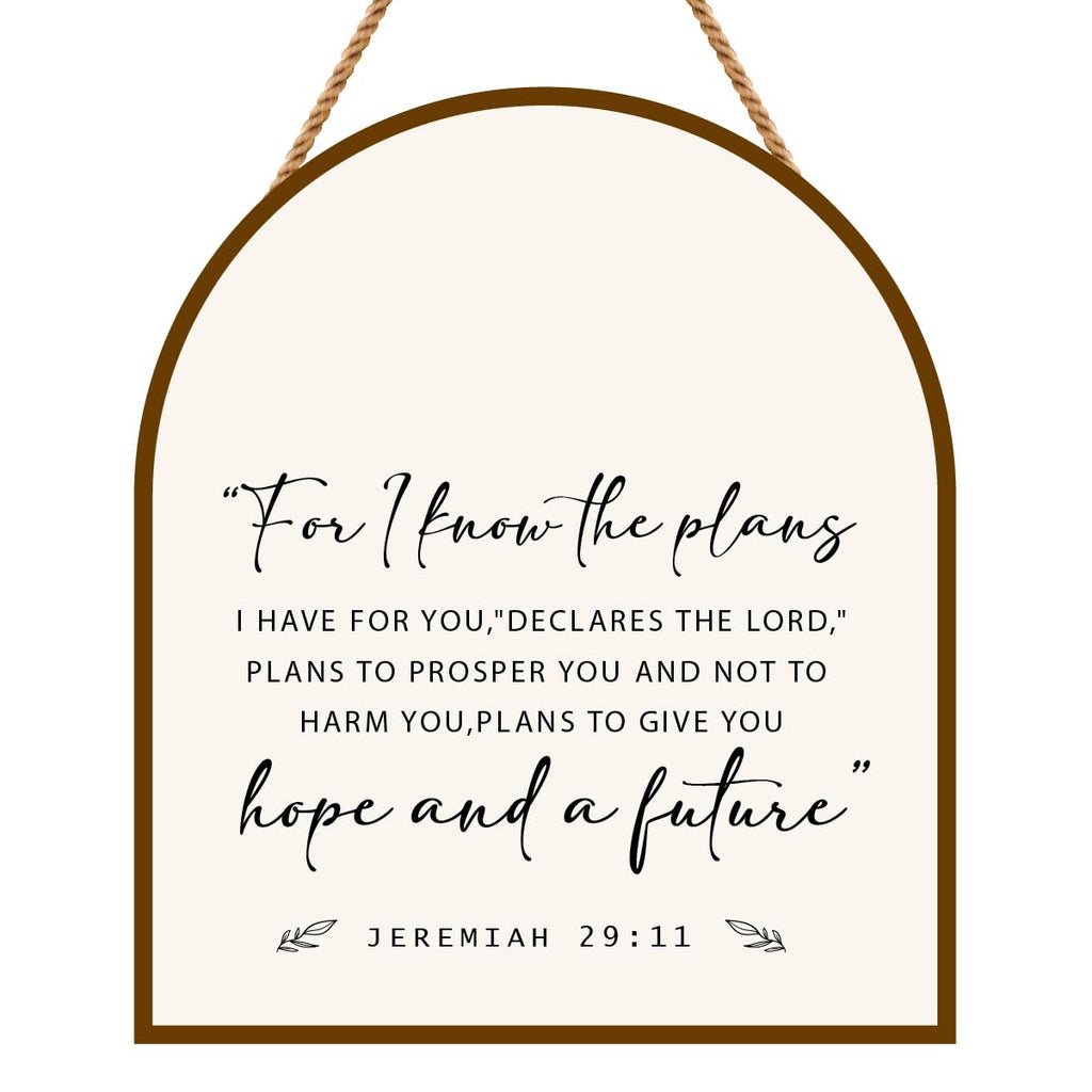 Jeremiah 29:11 Wall Decor - For I Know The Plans Christian Art