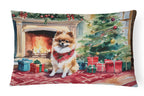 Pomeranian Cozy Christmas Throw Pillow