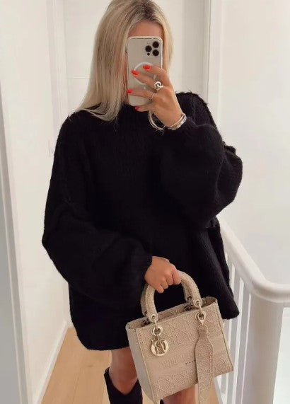 Loose Plus Size Pullover Sweater | Streetwear