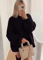 Loose Plus Size Pullover Sweater | Streetwear