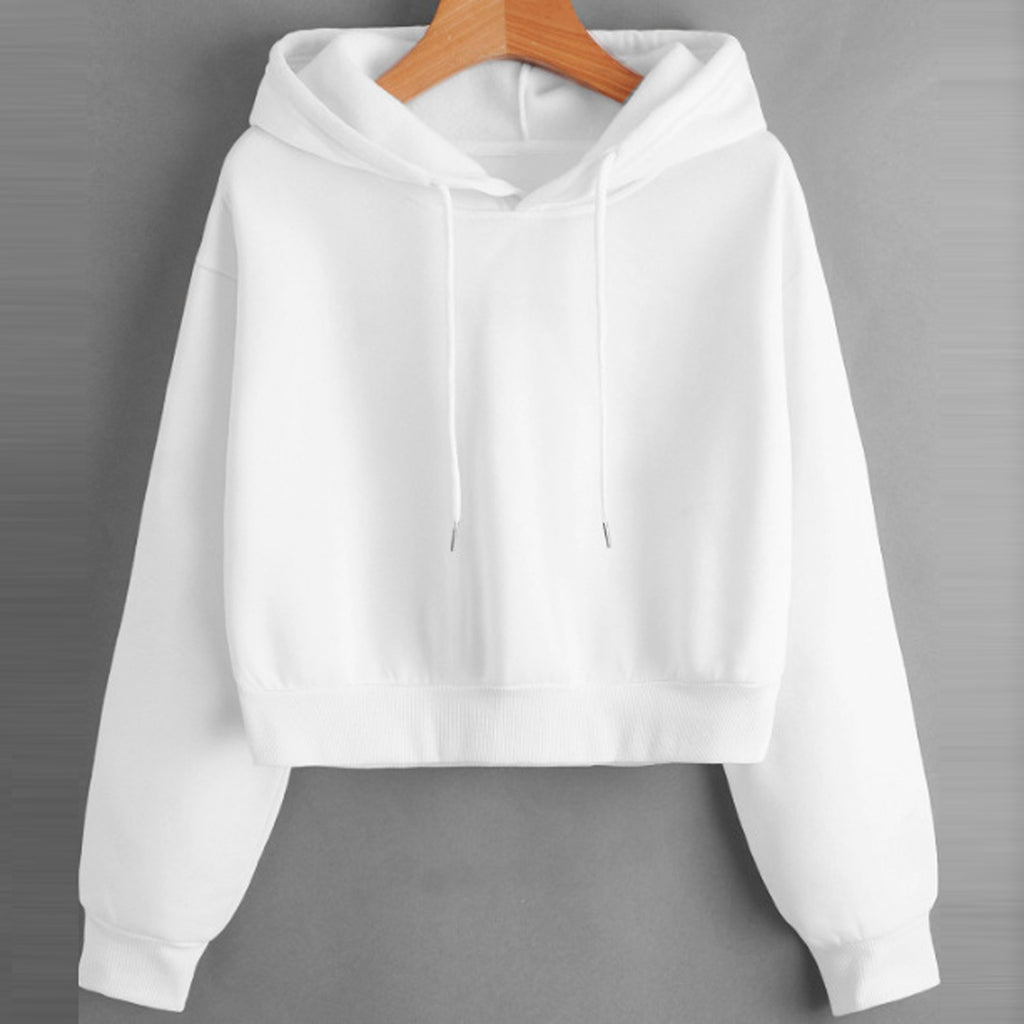 Fashionable Artistic Eyelash Print Hooded Sweatshirt