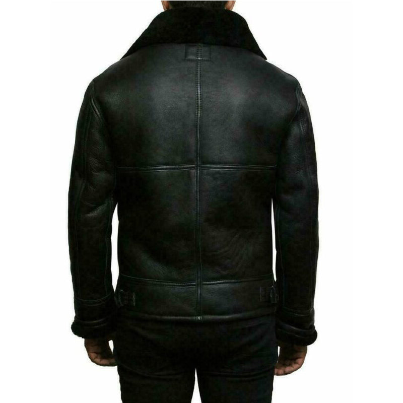 Men's Plush Jacket with Integrated Fur - Warm & Versatile