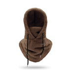 Winter Cycling Windproof Cap and Thick Scarf Set | Embroidered Cap