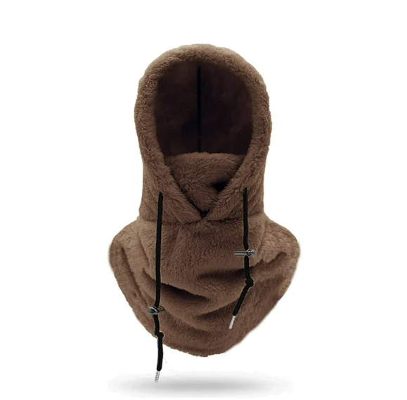 Winter Cycling Windproof Cap and Thick Scarf Set | Embroidered Cap