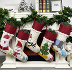 Children's Christmas Socks and Gift Bags Decoration