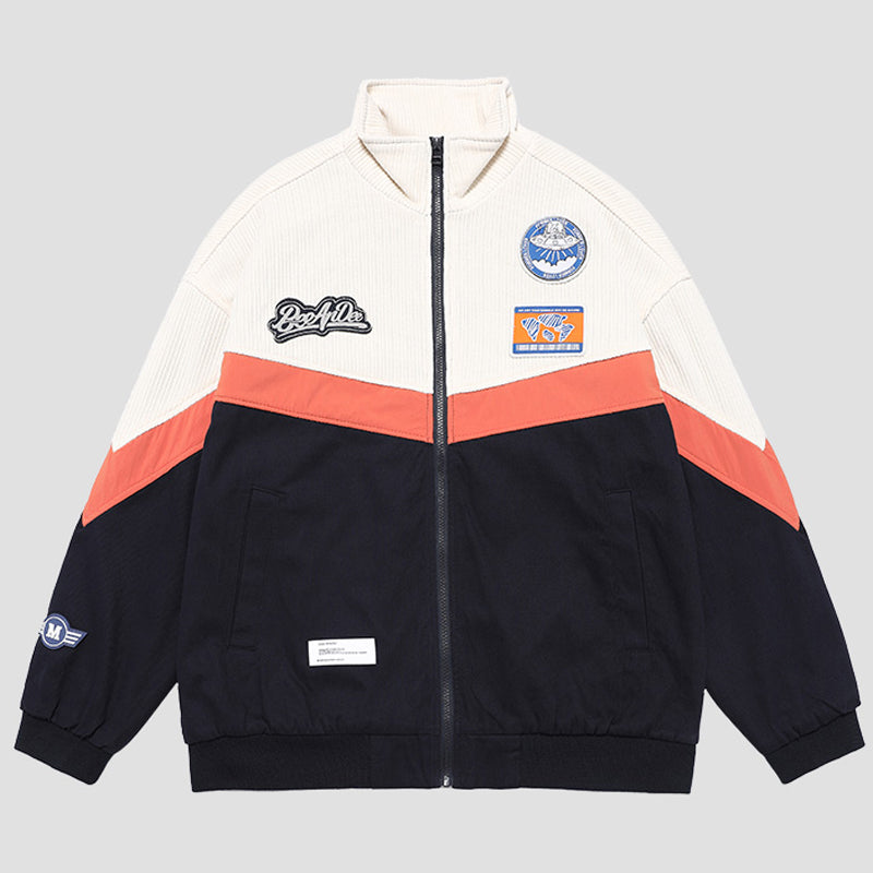 Vintage Hip Hop Racing Jacket for Men and Women