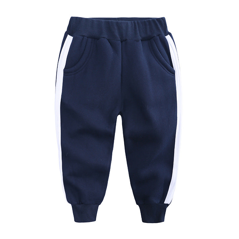 Children's Fleece Sweatpants in Simple Fashion Style