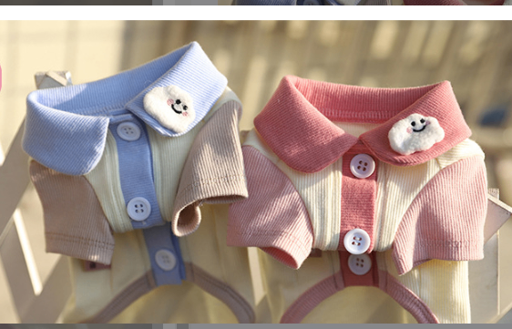 New Color Thin Cotton Cardigan for Pets (Spring/Summer)
