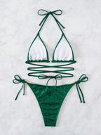 2023 European and American Stylish Backless Bikini