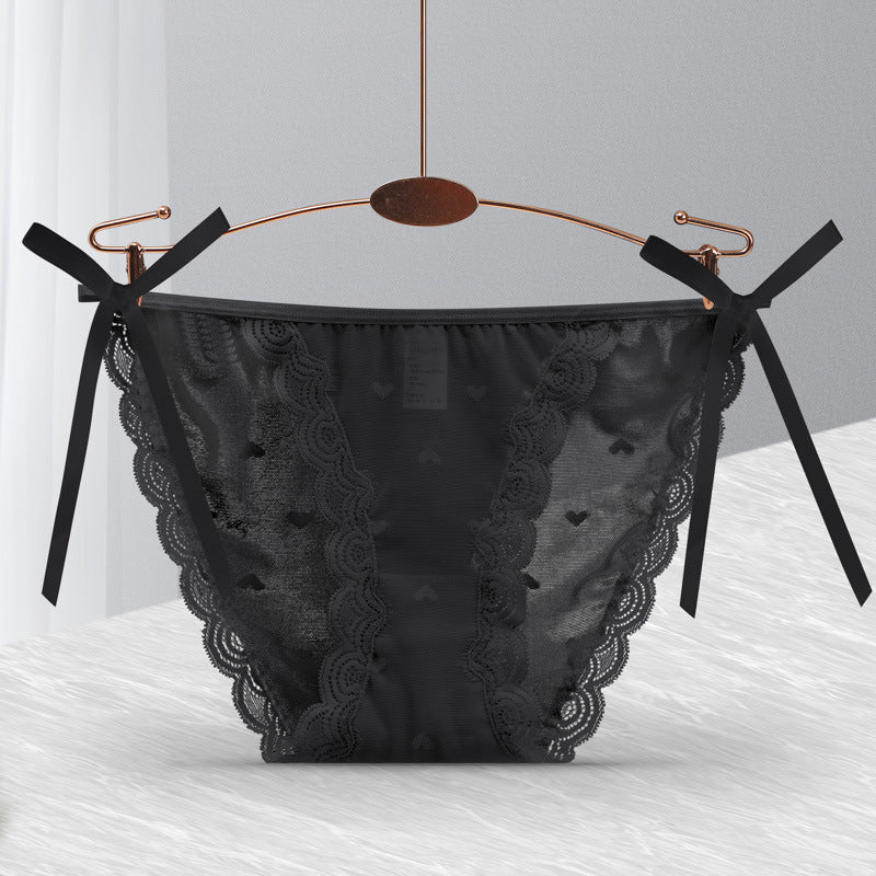 Lace Heart Thong Briefs for Ladies Fashion