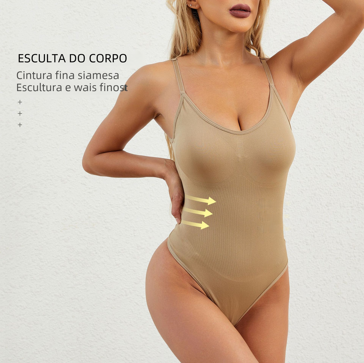 European Style Bodysuit with Backless Design